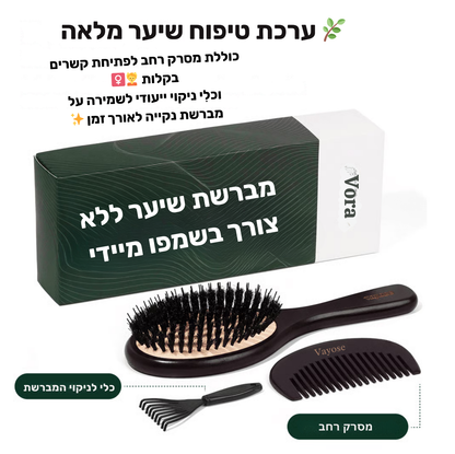 מברשת Vora – מפחיתה שומנים ללא צורך בשמפו מיידי