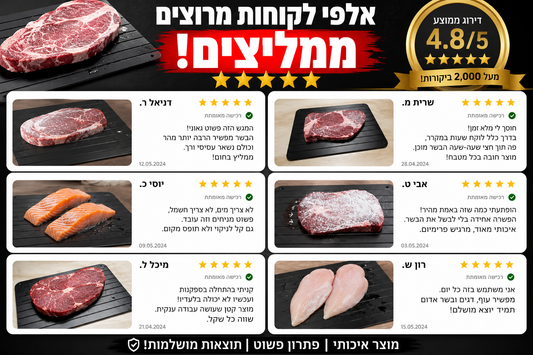QuickThaw – מגש הפשרה מהירה לבשר  ללא חשמל
